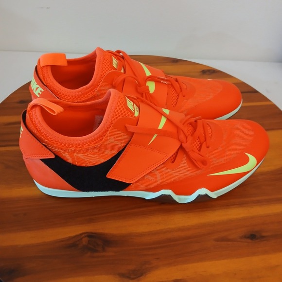 Nike‎ Air Zoom Pole Vault Elite Track Shoes Mens 9.5 Orange Training FZ9649-600 main image 7